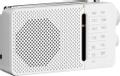 SANGEAN SR-36 White AM/FM Analog Pocket Radio with built-in speaker