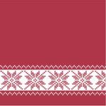 Middagsserviet,  Christmas Mood, 3-lags, 1/4 fold, 40x40cm, flerfarvet