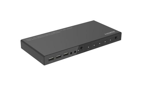 MICROCONNECT 4K@60Hz HDMI KVM switch, 4x1 (MC-HDMIKVM0401-4K)