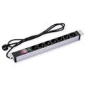 VALUE 19" 1UH, PDU 7 - way Socket,