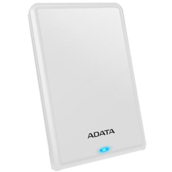 A-DATA ADATA HV620S - Harddisk - 1 TB - ekstern (bærbar) - USB 3.1 - hvid (AHV620S-1TU31-CWH)