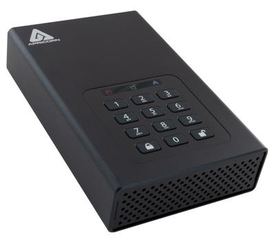 APRICORN Padlock Dt Secure 256bit Aes 4TB Svart (ADT-3PL256-4000)