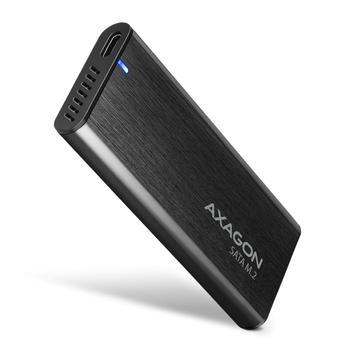 AXAGON EEM2-SBC externes Gehäuse für M.2 SSDs USB-C 3.2 Gen 2 - schwarz SSD-Gehäuse (EEM2-SBC)