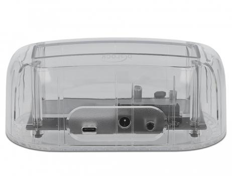 DELOCK USB Type-Câ„¢ Docking Station for 1 x SATA HDD / SSD transparent (64089)