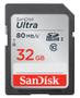 SANDISK Ultra 32GB SDHC UHS-I Card Class10 80MB/s