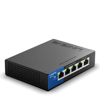 LINKSYS BY CISCO LGS105 Unmanaged 5-port Desktop Gigabit Switch /Retail box (LGS105-EU-RTL)