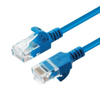 MICROCONNECT U/UTP CAT6A Slim 0.2M Blue (V-UTP6A002B-SLIM)