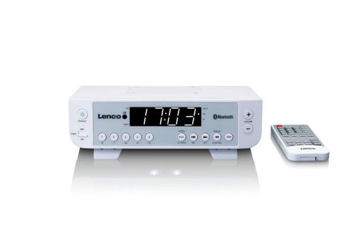 LENCO Kcr-100 Clock Digital White (KCR100WH)