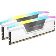 Corsair VENGEANCE RGB DDR5 32GB (2x16GB) 6400 CL36-48-48-104 1.4V Std PMIC Intel XMP Memory - W