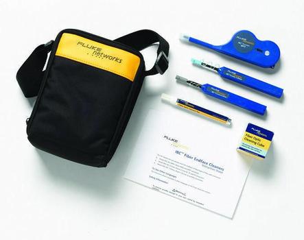FLUKE NETWORKS Enhanced Fiber Optic Cleaning  (NFC-KIT-CASE-E)