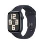 APPLE Watch SE OLED 44 mm Digitaal 368 x 448 pixels Touchscreen Zwart Wi-Fi GPS (satelliet)