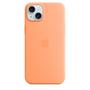 APPLE IPHONE 15 PLUS SILICONE CASE WITH MAGSAFE - ORANGE SORBET ACCS