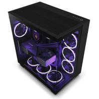 NZXT H9 Flow Mid-Tower Black Dual-Chamber Airflow Case