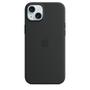 APPLE iPhone 15 Plus Silicone Case with MagSafe - Black ACCS