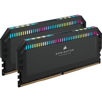 CORSAIR 6000MHz 32GB (2x16GB) DIMM DDR5 Unbuffered CL36 Std PMIC XMP 3.0 DOMINATOR PLATINUM RGB B (CMT32GX5M2E6000C36)