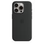 APPLE iPhone 15 Pro Silicone Case with MagSafe - Black