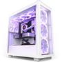NZXT H7 Elite RGB Mid Tower Case, White