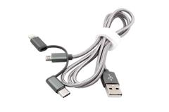 EXSYS USB 3-in1 Ladekabel Lightning