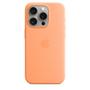 APPLE iPhone 15 Pro Silicone Case with MagSafe - Orange Sorbet ACCS