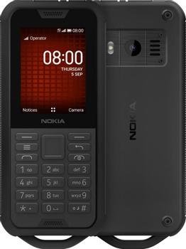 NOKIA 800 Tough Dobbelt-SIM (SIM1 og SIM2/ MicroSD-spor) Svart (16CNTB01A01)