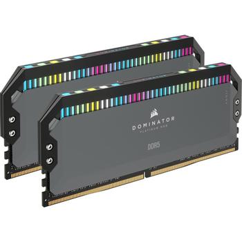 CORSAIR 6000MHz 32GB (2x16GB) DDR5 DIMM Unbuffered CL30 Std PMIC AMD EXPO DOMINATOR PLATINUM RGB G (CMT32GX5M2B6000Z30K)