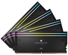 CORSAIR DDR5 6000MHz 96GB 4x24GB DIMM UnbufferedStd PMIC XMP 3.0 DOMINATOR TITANIUM Black Heatspread