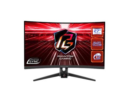 ASROCK 27" Skjerm PG27F15RS1A - 1920x1080 - 240Hz - VA - HDR10 - Curved - VESA Adaptive-Sync (PG27F15RS1A)