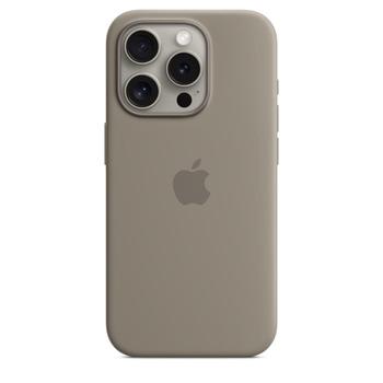 APPLE iPhone 15 Pro Silicone Case with MagSafe - Clay (MT1E3ZM/A)