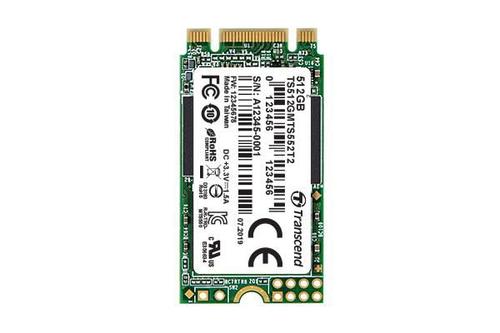 TRANSCEND 64GB M.2 2242 SSD SATA3 B+M Key 3D TLC B (TS64GMTS552T2)