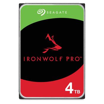 SEAGATE NAS HDD 4TB IronWolf 5400rpm 6Gb/s SATA 256MB cache 3.5inch 24x7 CMR for NAS and RAID rackmount systems BLK (ST4000VNA06)