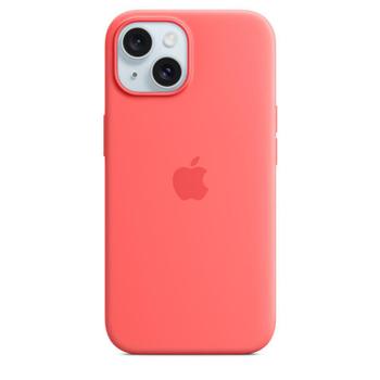 APPLE IPHONE 15 SILICONE CASE WITH MAGSAFE - GUAVA ACCS (MT0V3ZM/A)