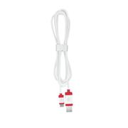 CHERRY CABLE 1.5 BRAIDED WHITE USB 2.0 USB A USB C CABL