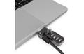 COMPULOCKS s Ledge Lock Adaptor for MacBook Pro 13" M1 & M2 with Combination Cable Lock Silve - Security slot lock adapter - with combination cable lock - for Apple MacBook Pro 13.3 in (M1, M2)