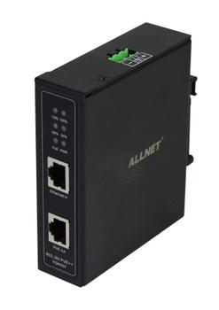 ALLNET PoE Injektor Industrial Gigabit / PoE BT (15, 4W/ 30W/ 90W) / DIN / Metallgehäuse / ALL-PI2014-I-BT90 (ALL-PI2014-I-BT90)