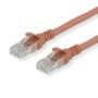 ROLINE CA6 UTP CU LSZH Ethernet Cable Brown 0.3m