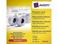 AVERY Prisetiketter Avery 2 linjer hvid 26x16mm perm.klæb 1200stk (PLP1626*10)