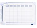 LEGAMASTER Planlægningstavle Legamaster Uge-planner 4900 600x900mm