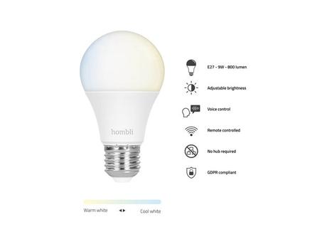 Hombli Smart Bulb (9W) CCT (HBEB-0125)