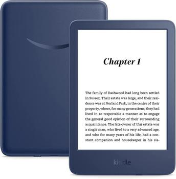 Amazon Kindle (11th Gen) 16GB 6" blå lesebrett, 300 ppi, Wi-Fi, Special Offers Edition