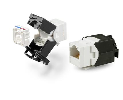 LinkIT Keystonemodule Cat.6A UTP PoE++ 23-26/1 AWG , Support 100W PoE type 4 (LI-KSM-C6AUTP-PoE4)