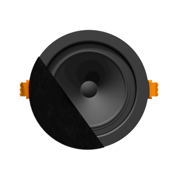 AUDAC CENA306/B SpringFit? 2,5" sort Innfellingshøyttaler 6W/ 3W@100V (CENA306/B)