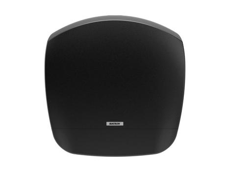 KATRIN Toiletpapirdispenser ruller, Katrin L Gigant, sort 342mmx149mm x 356mm (82186)