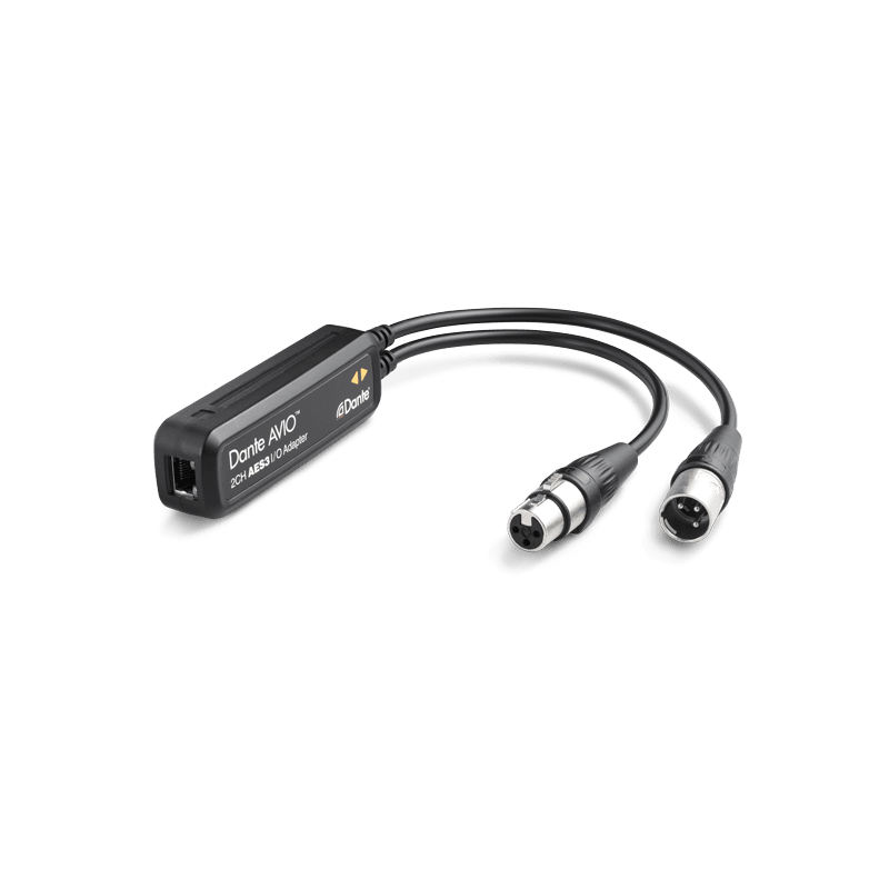 AUDINATE AVIO AES3 Dante Adapter | (ADP-AES3-AU-2X2)