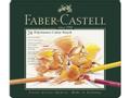 FABER-CASTELL - Polychromos colour pencil, tin of 24 (110024)