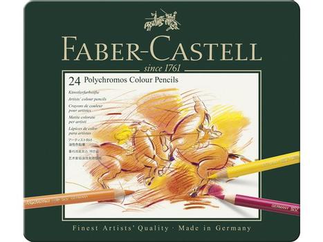 FABER-CASTELL Värikynä Faber-Castell 164063 Polychromos 24 väriä/ras (110024)