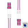 GARBOT FO Cable 50/125. OM4. LC/LC-PC. Violet 0.5m (B-01-10300)