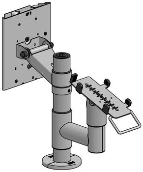 ERGONOMIC SOLUTIONS 300mm SP2 pole with top and (FARMA005-32)