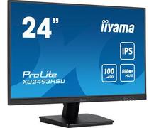 IIYAMA a ProLite XU2493HSU-B6 - LED monitor - 24" (23.8" viewable) - 1920 x 1080 Full HD (1080p) @ 100 Hz - IPS - 250 cd/m² - 1000:1 - 1 ms - HDMI, DisplayPort - speakers - matte black