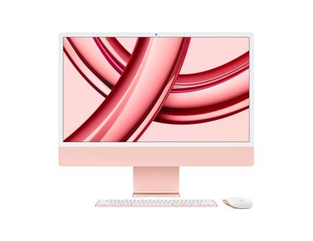 APPLE iMac 24" (October 2023), M3 Chip 8-core CPU/ 10-core GPU, 8GB RAM, 512GB SSD, Pink (MQRU3DK/A)