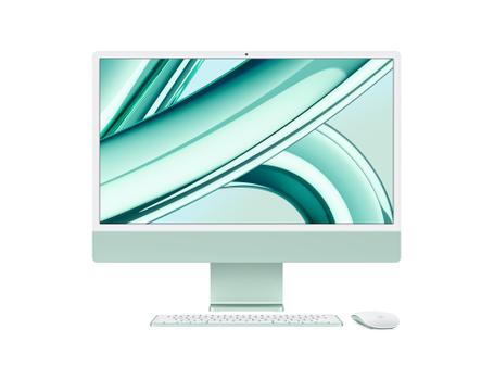 APPLE iMac 24" (October 2023), M3 Chip 8-core CPU/ 10-core GPU, 8GB RAM, 512GB SSD, Green (MQRP3DK/A)